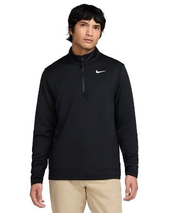 Nike Dri-Fit Victory Therma Flex 1/2 Zip Mens Top Black/Black/White XL Sweatshirt