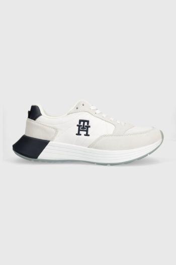 Sneakers boty Tommy Hilfiger CLASSIC ELEVATED RUNNER LOCKER bílá barva, FM0FM04939