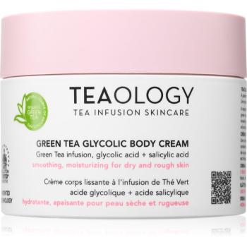 Teaology Green Tea Glycolic Body Cream hydratační tělový krém s vyhlazujícím efektem 260 ml