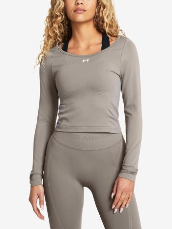 Under Armour UA Vanish Seamless LS Triko Šedá