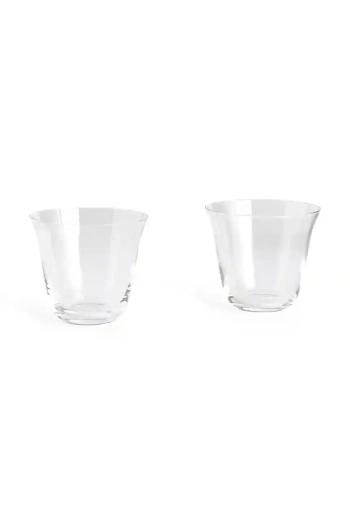 HAY pohár szett Curve 9 x 8 cm 2 db átlátszó