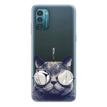 Odolné silikonové pouzdro iSaprio - Crazy Cat 01 - Nokia G11 / G21