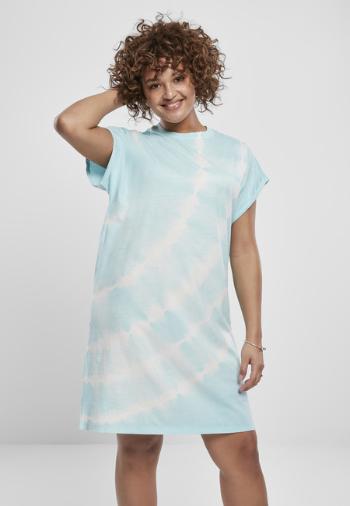 Urban Classics Ladies Tie Dye Dress aquablue - XS