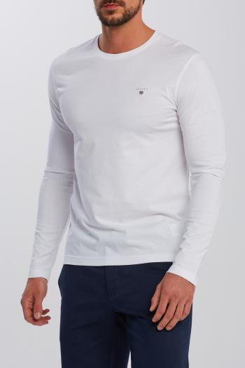 TRIČKO GANT ORIGINAL SLIM LS T-SHIRT WHITE