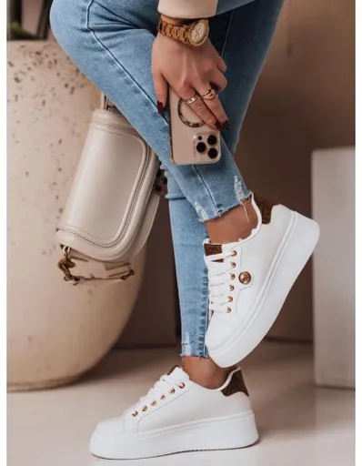 Dámské tenisky na platformě RIFII khaki