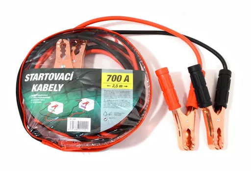 Compass Startovací kabely 700 A, 250 cm, zipper bag