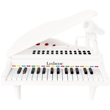 Mini elektrické piano s mikrofonem a 31 svítícími klávesami pro snadné učení (3380743081472)