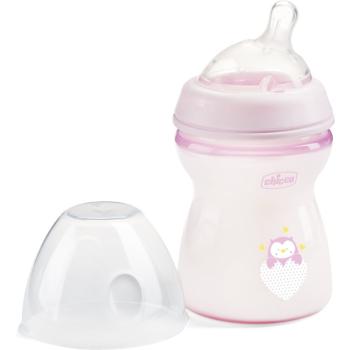 Chicco Natural Feeling Girl kojenecká láhev 2m+ 250 ml