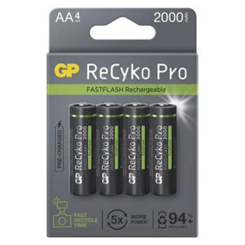 Nabíjecí baterie, AA (HR6), 1.2V, 2000 mAh, GP, papírová krabička, 4-pack, ReCyko Pro Photo Flash