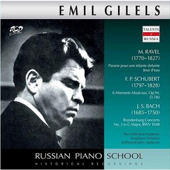 Gilels Emil: Ravel - Pavane, Jeux d'eau / F.P. Schubert - 6 Moments Musicaux - CD (4600383163673)