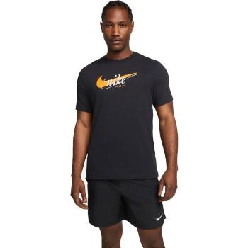 Nike DRI-FIT HERITAGE Pánské tričko, černá, velikost