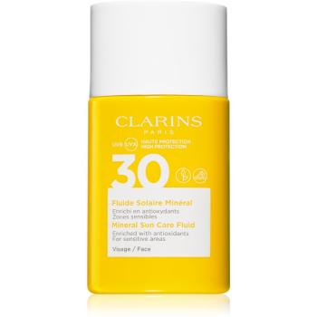 Clarins Mineral Sun Care Fluid minerální opalovací fluid na obličej SPF 30 30 ml