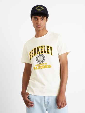 Celio Berkeley University Triko Bílá