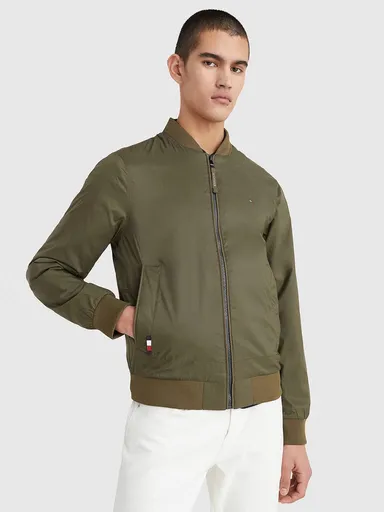 Tommy Hilfiger pánská zelená bunda Layer MW0MW25242 L