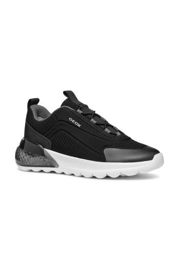 Dětské sneakers boty Geox ACTIVART ILLUMINUS černá barva, J46LYB.0159J