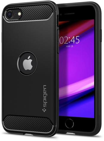 Telefon tok Spigen Rugged Armor Black iPhone SE 2020/SE 2022