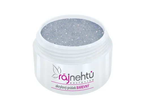 Ráj nehtů - Akrylový prášek GLITTER - Aquamarine 5g