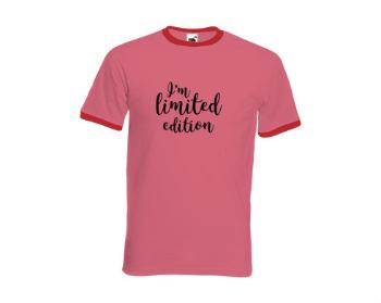 Pánské tričko s kontrastními lemy I'm limited edition