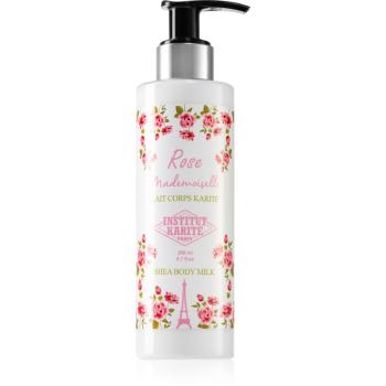 Institut Karité Paris Rose Mademoiselle Shea Body Milk hydratační tělové mléko s bambuckým máslem 200 ml