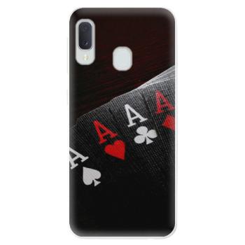 Odolné silikonové pouzdro iSaprio - Poker - Samsung Galaxy A20e