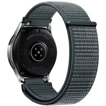 Eternico Airy Universal Quick Release 22mm Elephant gray and black edge (AET-UN22AY-AqBlG)