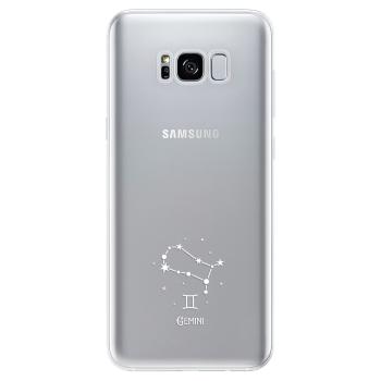 Odolné silikonové pouzdro iSaprio - čiré - Blíženci - Samsung Galaxy S8