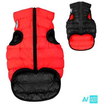 AiryVest bunda pro psy červená/černá (CHPbu0497nad)