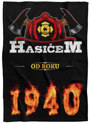 Deka Hasičem od roku (rok: 1940, Podšití beránkem: NE)