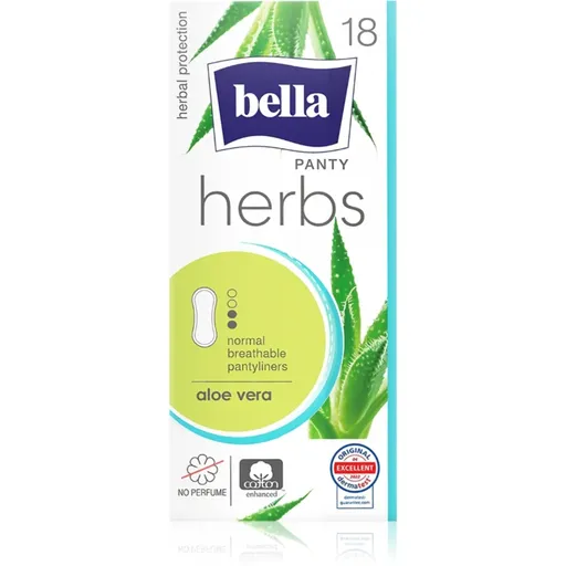 BELLA Herbs Aloe Vera slipové vložky bez parfemace 18 ks
