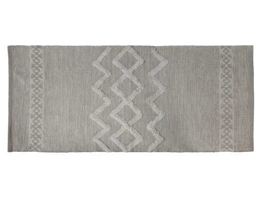 Béžový bavlněný koberec s ornamenty Rug pattern - 70*150 cm Chic Antique