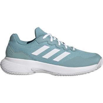 adidas GAMECOURT 2 W Dámská tenisová obuv, tyrkysová, velikost 38