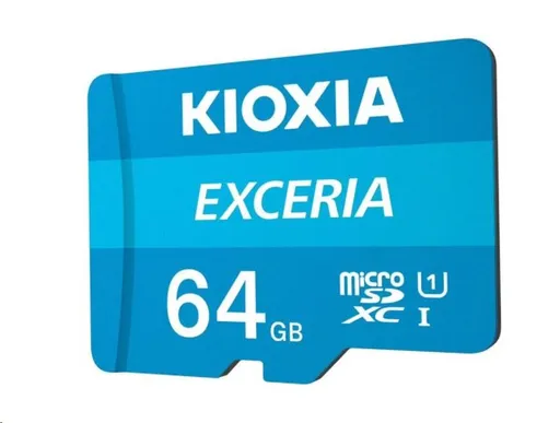KIOXIA Exceria microSDXC card 64GB M203, UHS-I U1 Class 10