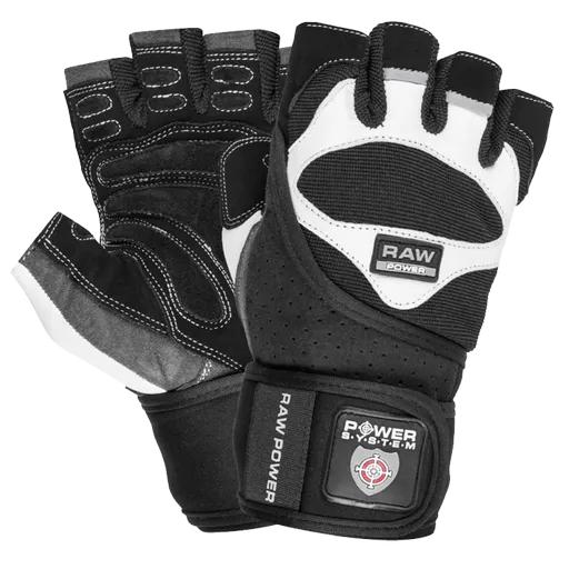 Power System Rukavice Raw Power B/G 2850 bílé - L