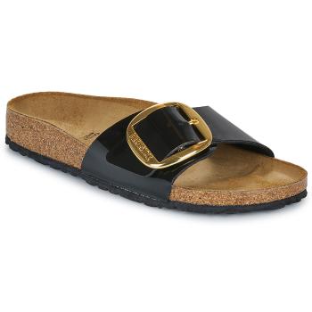 Birkenstock  Madrid Big Buckle BF Patent Black Gold  Šľapky Čierna