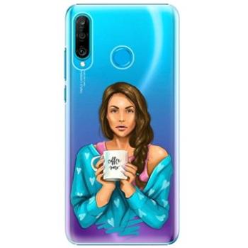 iSaprio Coffe Now - Brunette pro Huawei P30 Lite (cofnobru-TPU-HonP30lite)