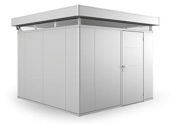 Biohort Zahradní domek BIOHORT CasaNova 330 x 330 (stříbrná metalíza) orientace dveří vlevo