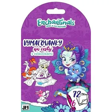 Omalovánky na cesty Enchantimals: s voskovkami