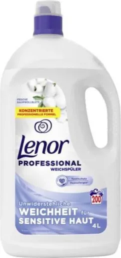 Aviváž Lenor Professional Sensitive cotton 200praní 4L