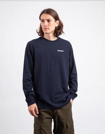 Tričko Patagonia M's L/S P-6 Logo Responsibili-Tee New Navy