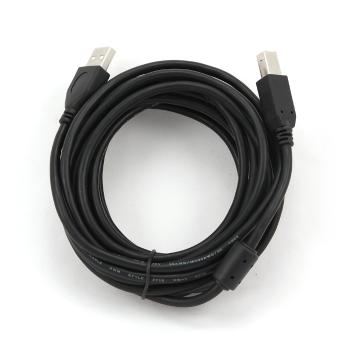 Kabel CABLEXPERT CCF-USB2-AMBM-15 USB A-B 4,5m 2.0 HQ s ferritovým jádrem