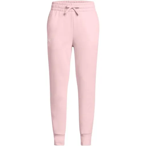 Under Armour RIVAL FLEECE JOGGERS Dívčí tepláky, růžová, velikost L