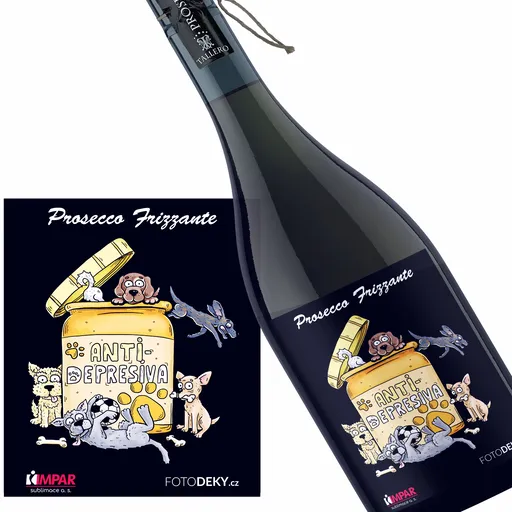 Víno Antidepresiva - pes (Druh Vína: Prosecco)