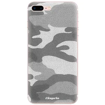 iSaprio Gray Camuflage 02 pro iPhone 7 Plus / 8 Plus (graycam02-TPU2-i7p)
