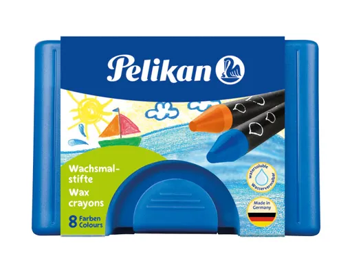 Pelikan - Voskové pastelky 8 ks