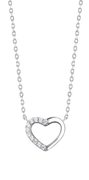 Preciosa Stříbrný náhrdelník s kubickou zirkonií True Love Royal Lagoon 5436 00