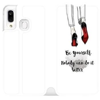 Flipové pouzdro na mobil Samsung Galaxy A40 - M046P Be yourself (5903226863334)