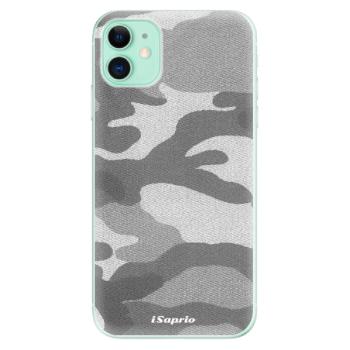 Odolné silikonové pouzdro iSaprio - Gray Camuflage 02 - iPhone 11