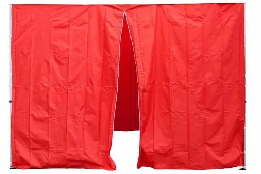 Garthen PROFI 30693 Sada 2 bočních stěn pro zahradní stan 3 x3 m červená