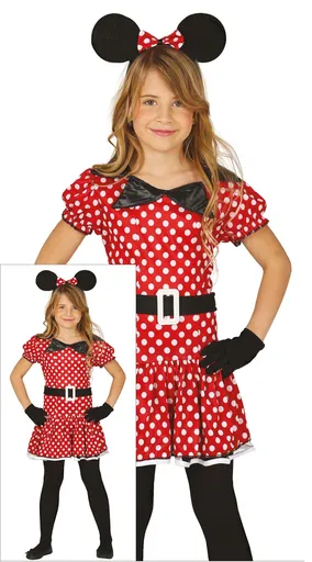 Guirca Detský kostým - Minnie Mouse Velikost - děti: M: 115-123 cm