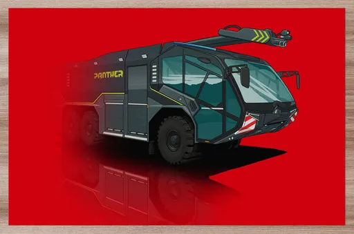 Prostírání Panther černý